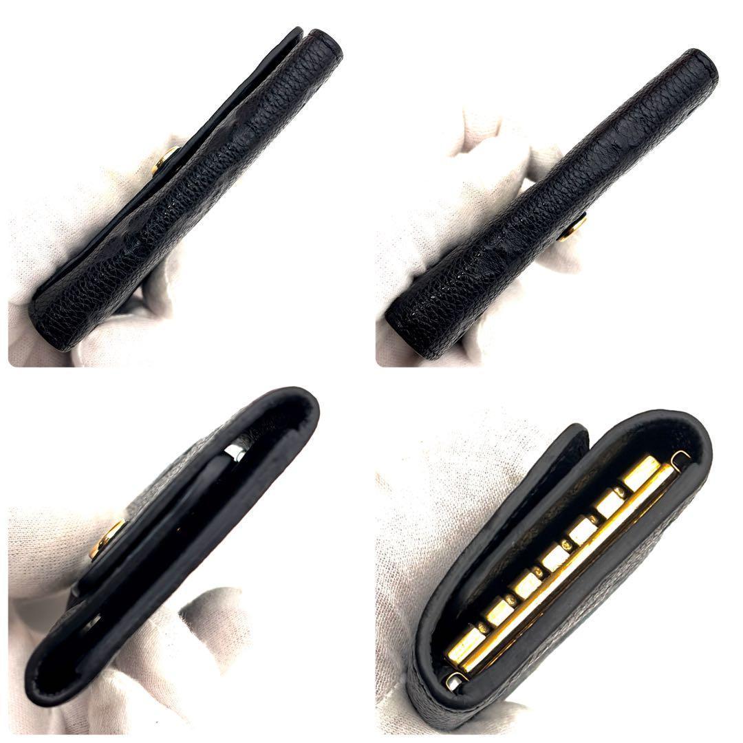 ✨️IC搭載　箱袋付✨️ルイヴィトン アンプラント ミュルティクレ6 キーケース 黒