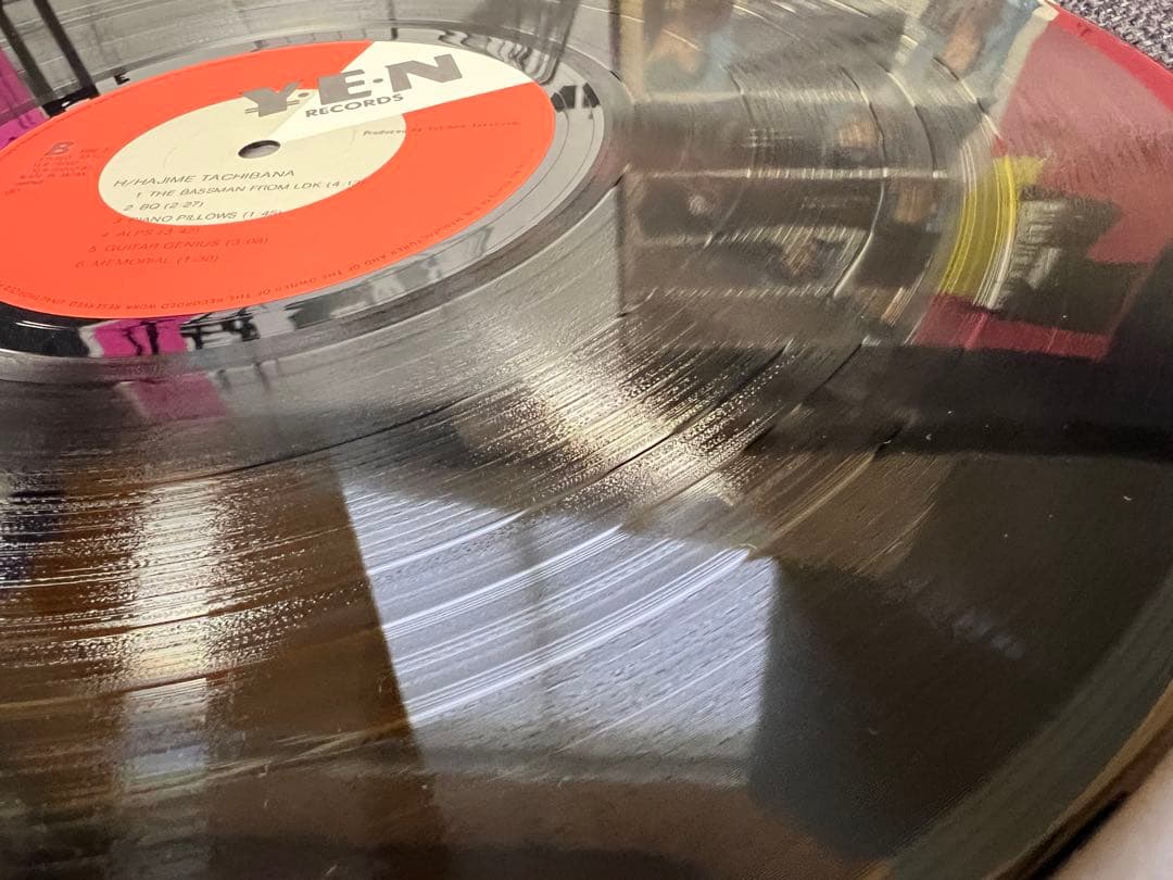 立花ハジメ H 帯付 初回 LP YLR-28002 YENレーベル 坂本龍一