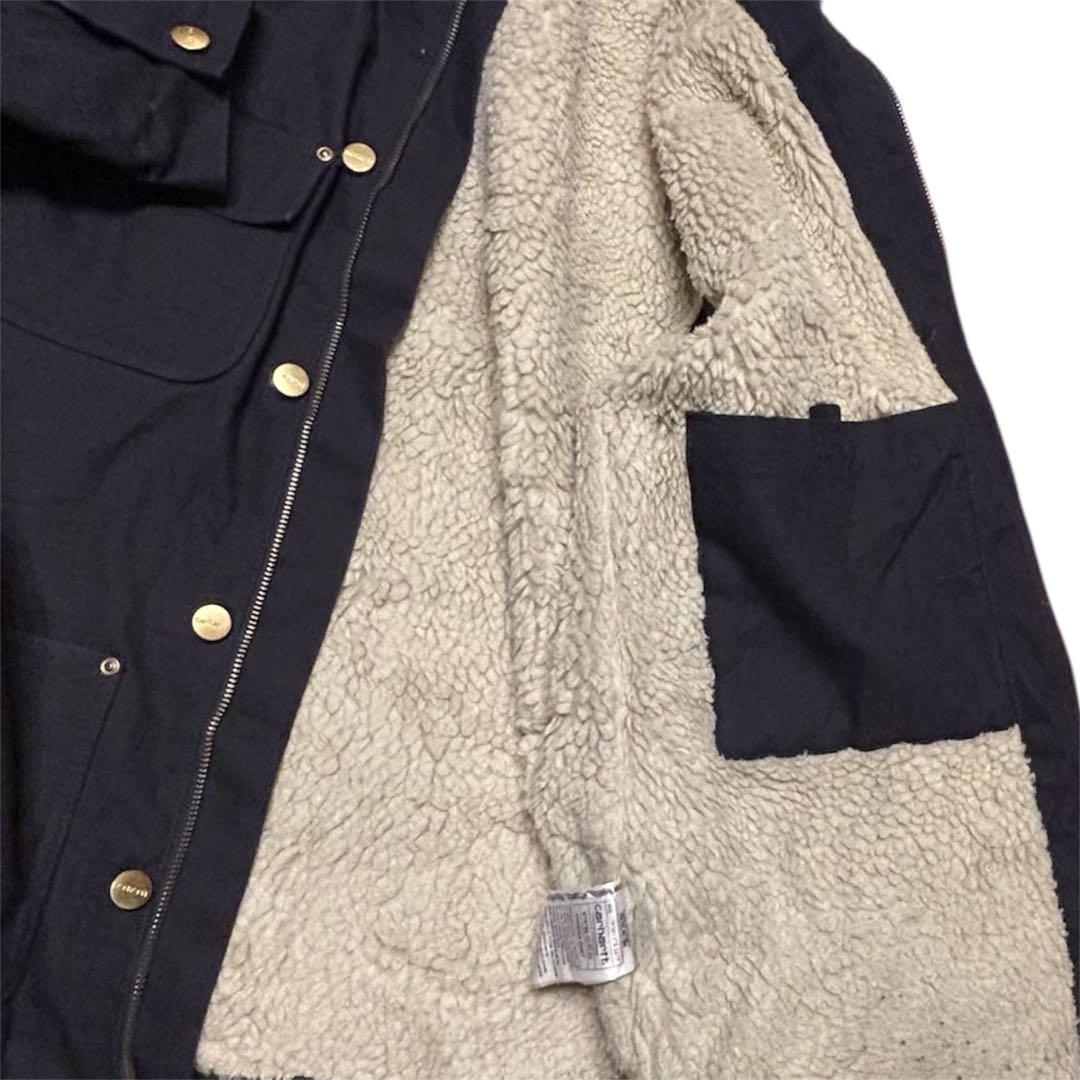 Carhartt　カーハート　トラディショナルジャケット　M　紺 ボアジャケット