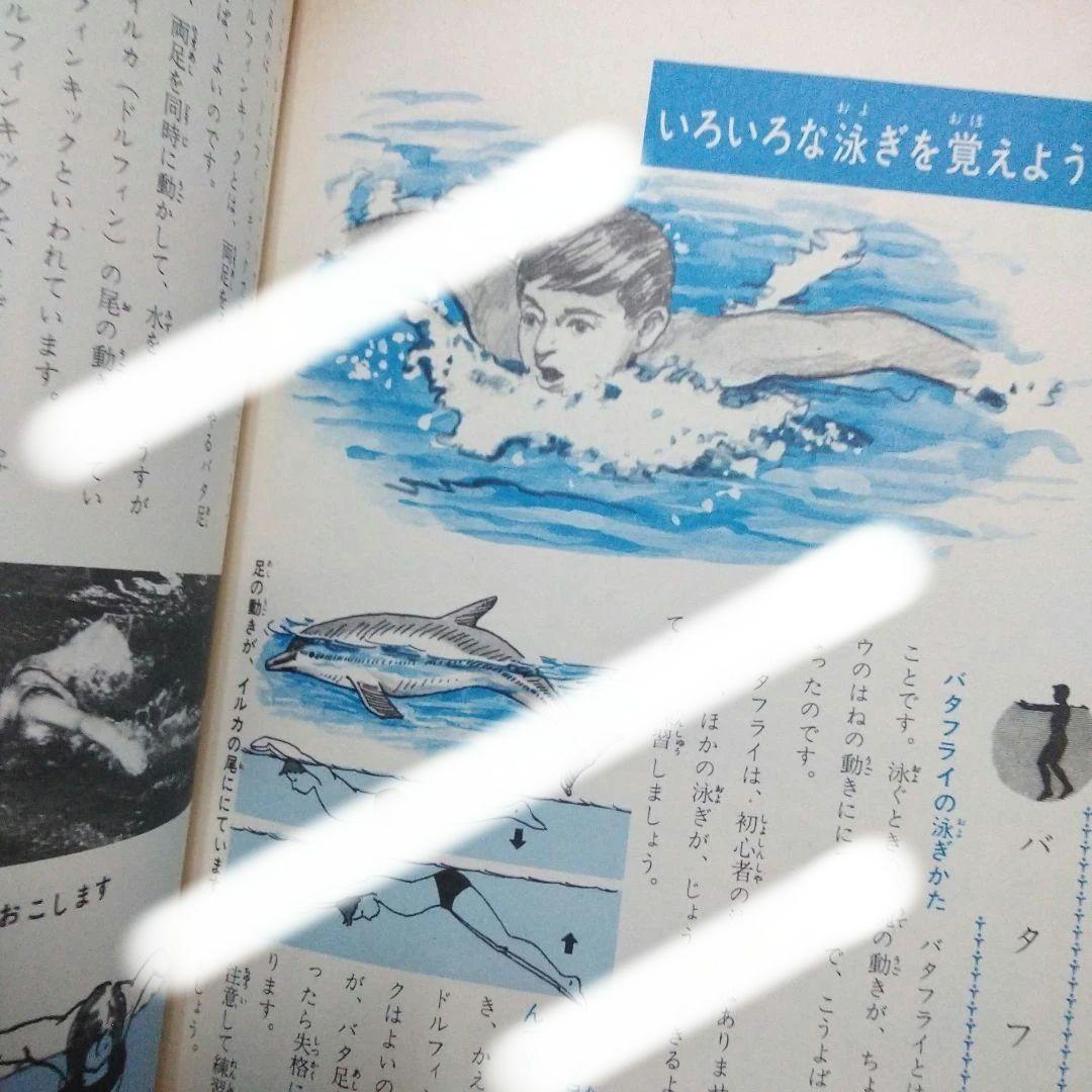 水泳教室 小学館入門百科シリーズ 2巻　昭和　70年代　レトロ