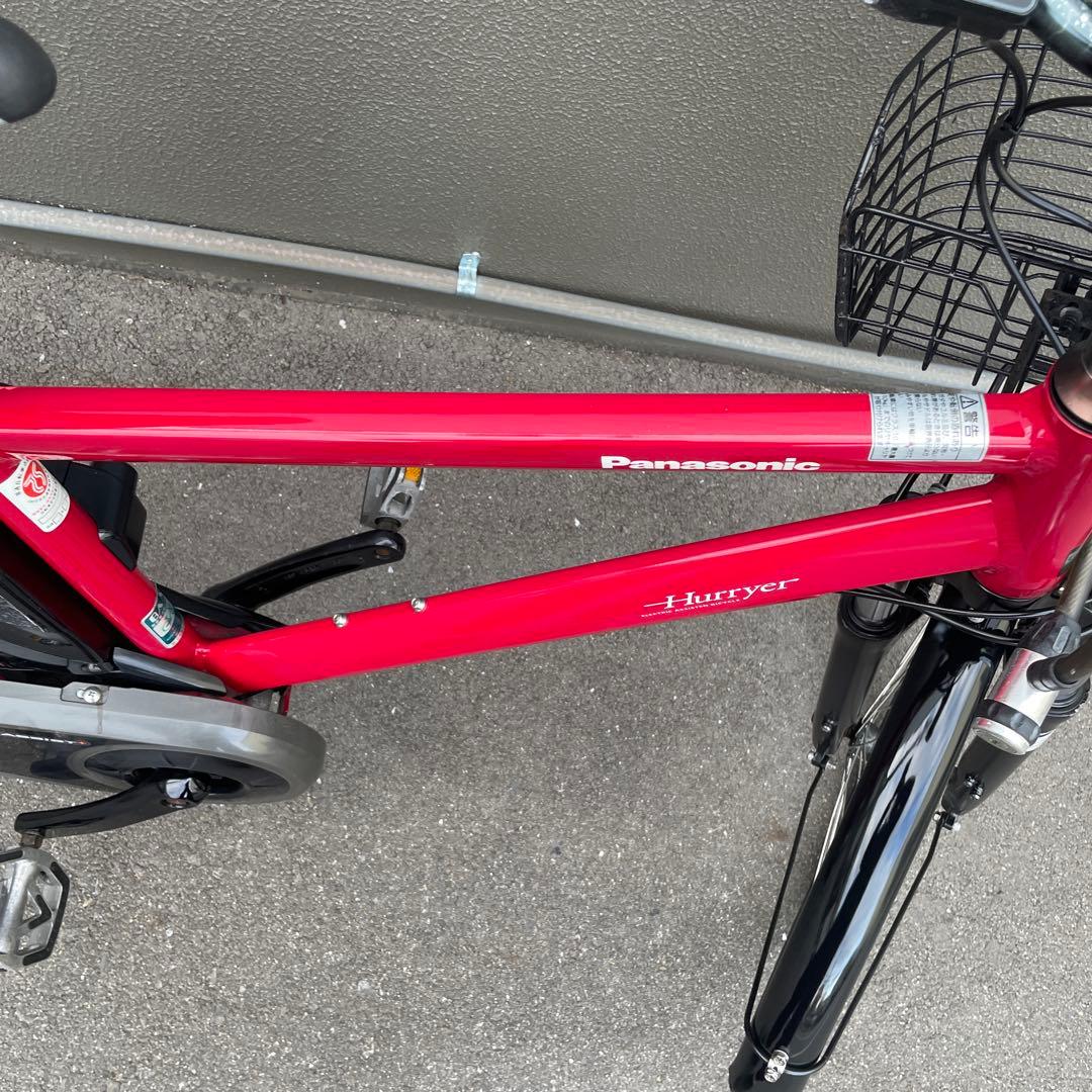 パナソニック電動アシスト自転車26インチ スポーツ型 レッド