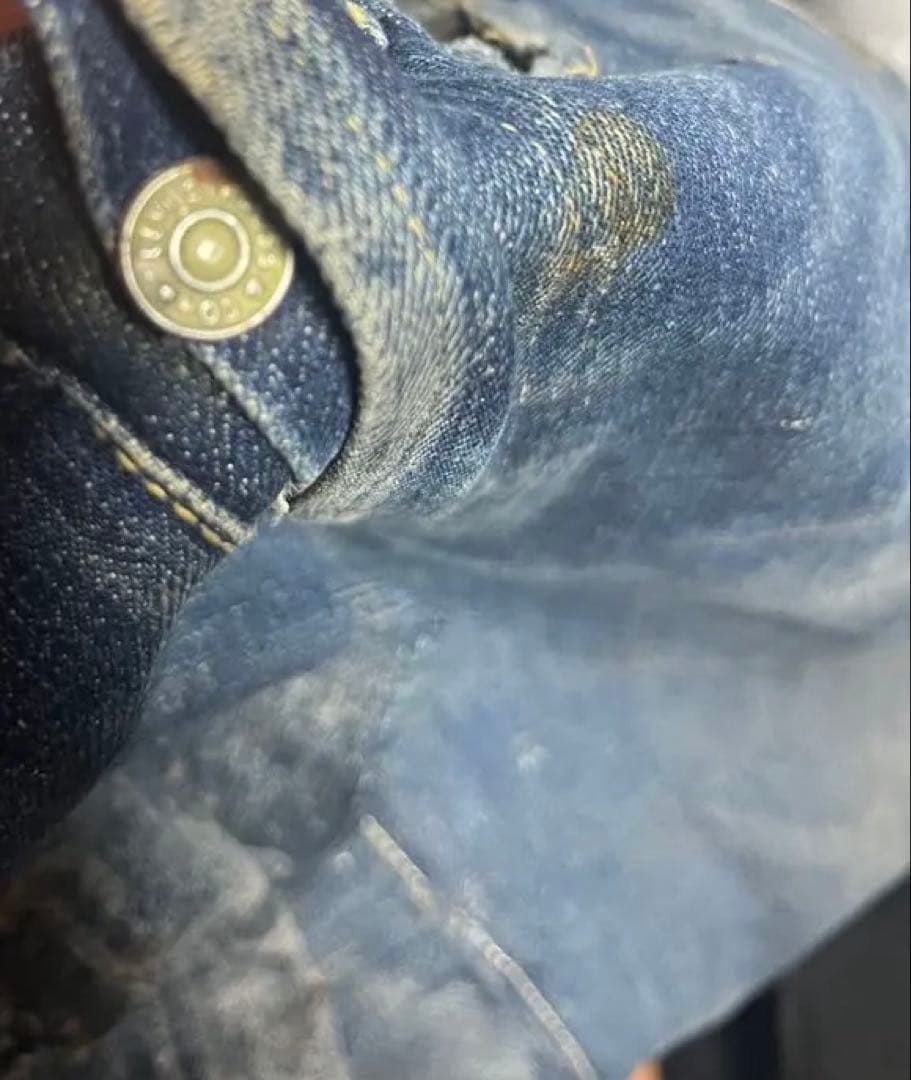 【*パ様 40s? levi's 501xx 革パッチ ビンテージ　ダブルエック