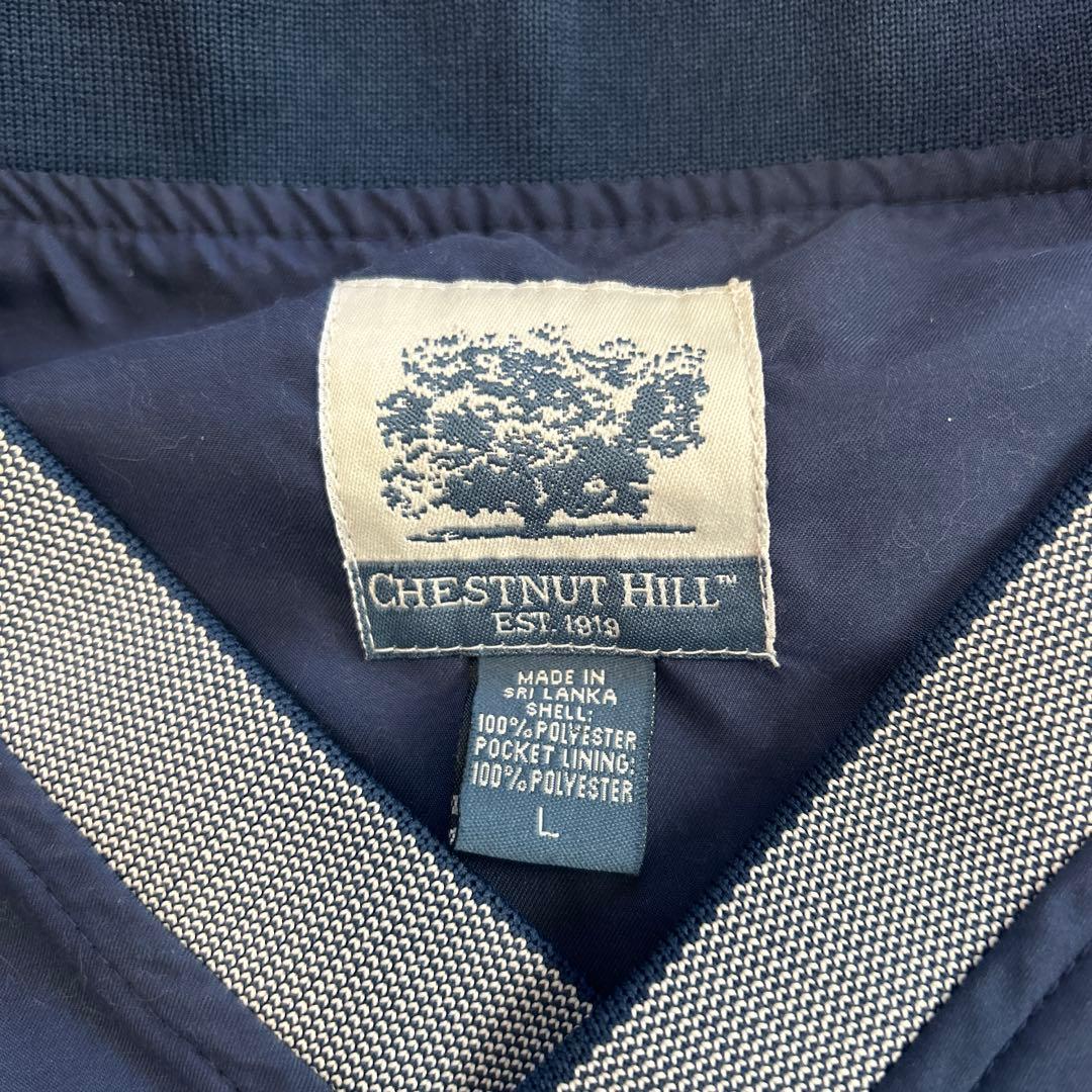 CHESTNUT HILL ネイビー Vネック Lサイズ
