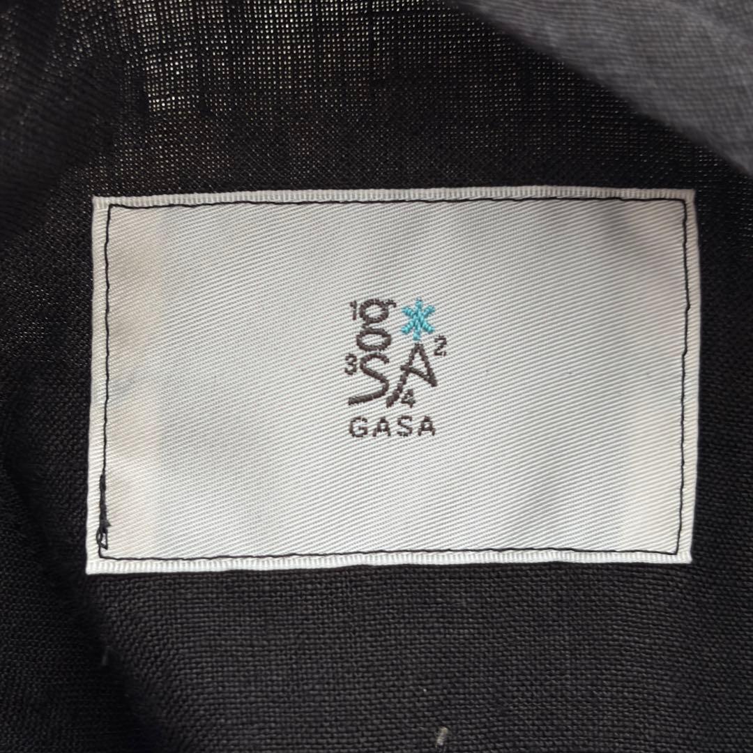 【専用✨】GASA* ガサ 宵のころ レースカラーワンピース チャコールグレーF