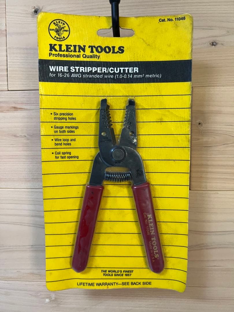  TOOLS ワイヤーカッターストリッパークラインツールデッドストック