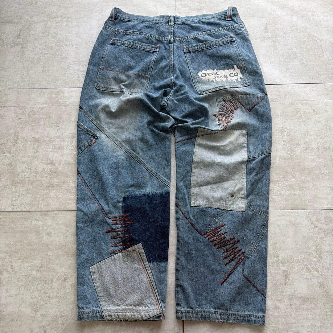 00s OZOC JEANS バギーデニム 再構築 B系 ストリート y2k