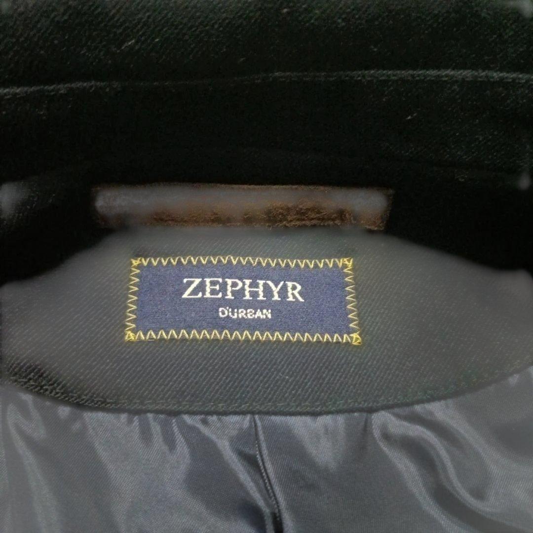 【高級シルク50%】ダーバン ZEPHYR 多機能ポケット ジャケット 黒 L