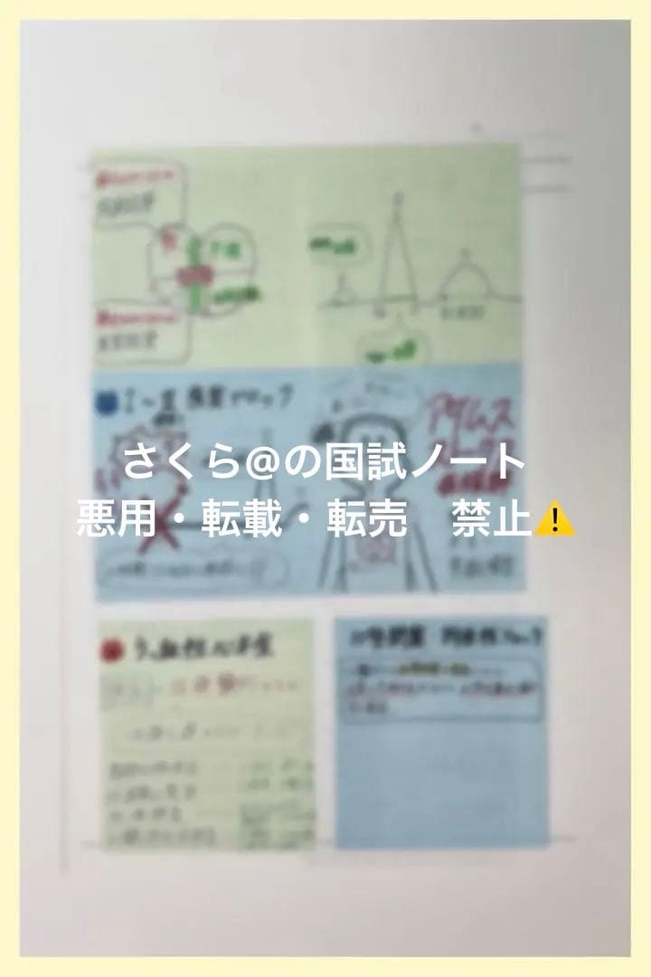 看護【国試対策ノート】【基礎】+【病態】A4サイズ余白あり！勉強・暗記に大活躍！
