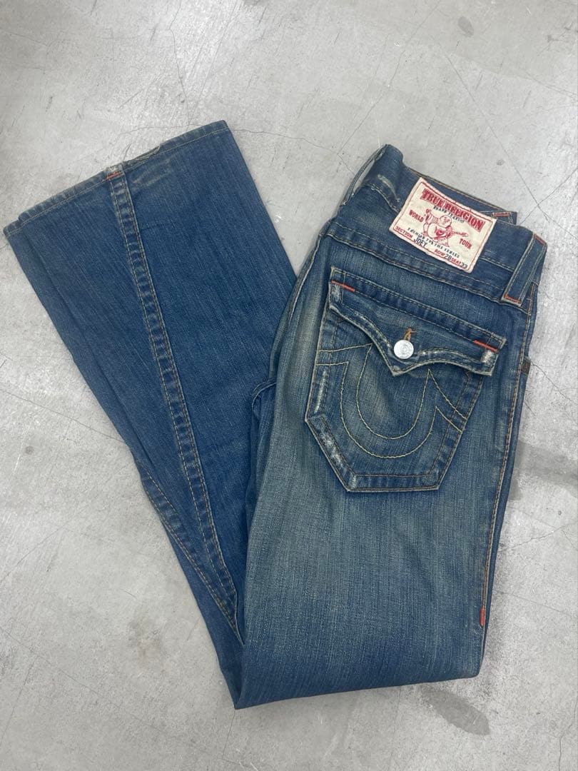 【USA製 W28】 True Religion JOEY フレア ブーツカット