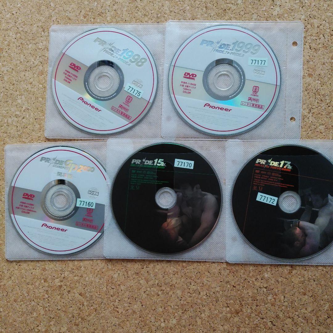 プライド　レンタル落ちDVD１０巻セット　PRIDE 格闘技
