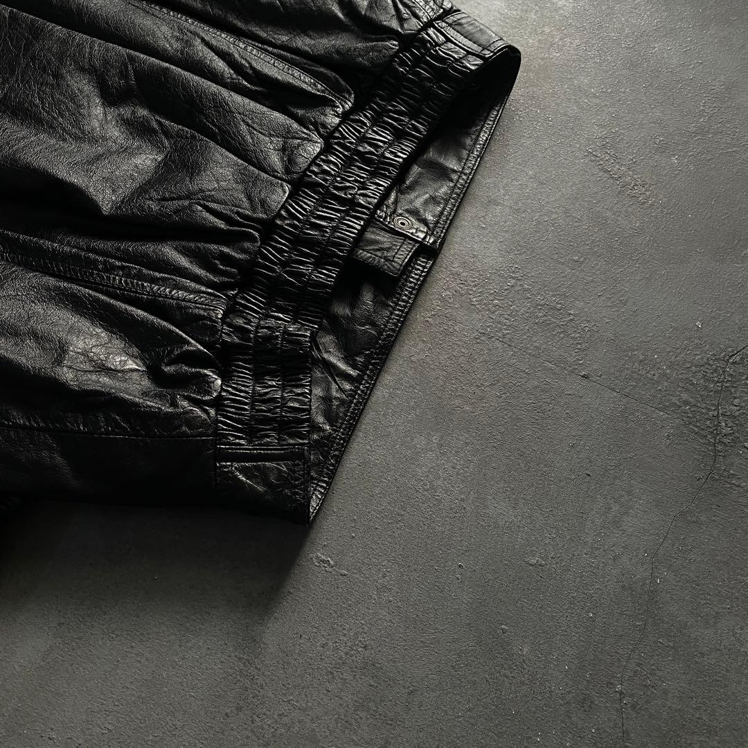 G-306D d'or homme“牛革“短丈“bomber jacket