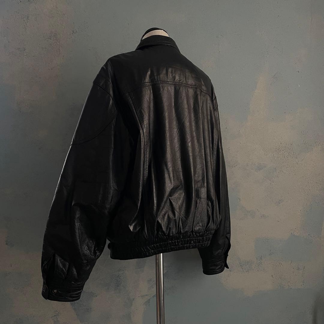 G-306D d'or homme“牛革“短丈“bomber jacket
