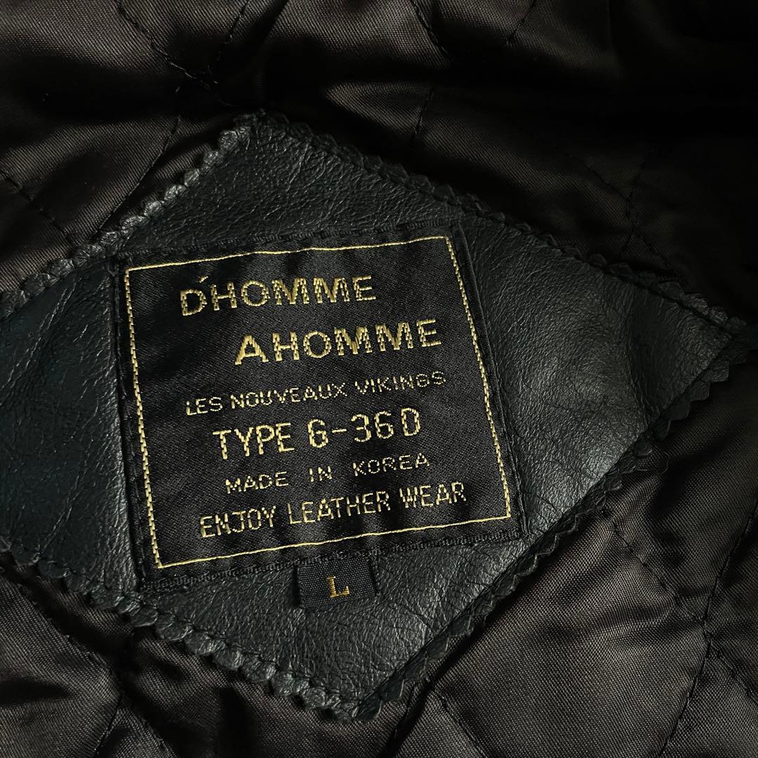 G-306D d'or homme“牛革“短丈“bomber jacket