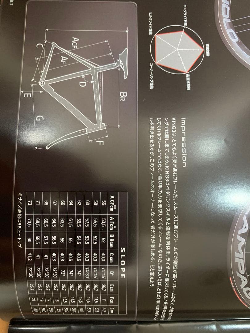 DE ROSA KING3 ロードバイクフレーム
