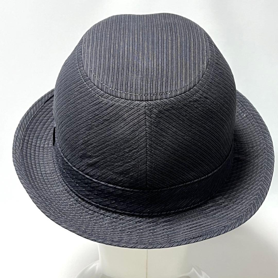 【超美品】Borsalino 日本製 スタッズ付き中折れハット通年着用可能タイプ