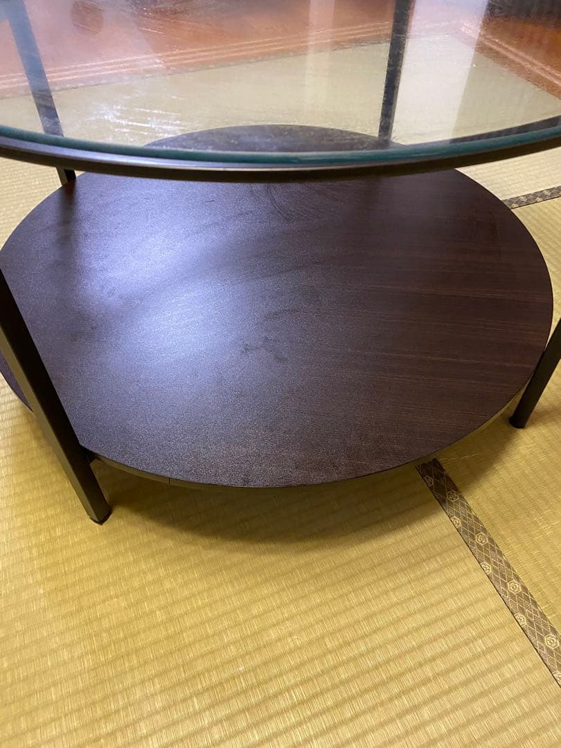 IKEA VITTSJÖ（ヴィットショー）コーヒーガラスセンターテーブル