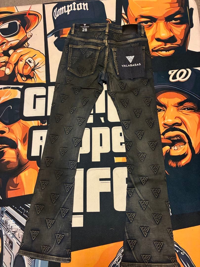 パンツ VALABASAS GUAPI purple brand ksubi