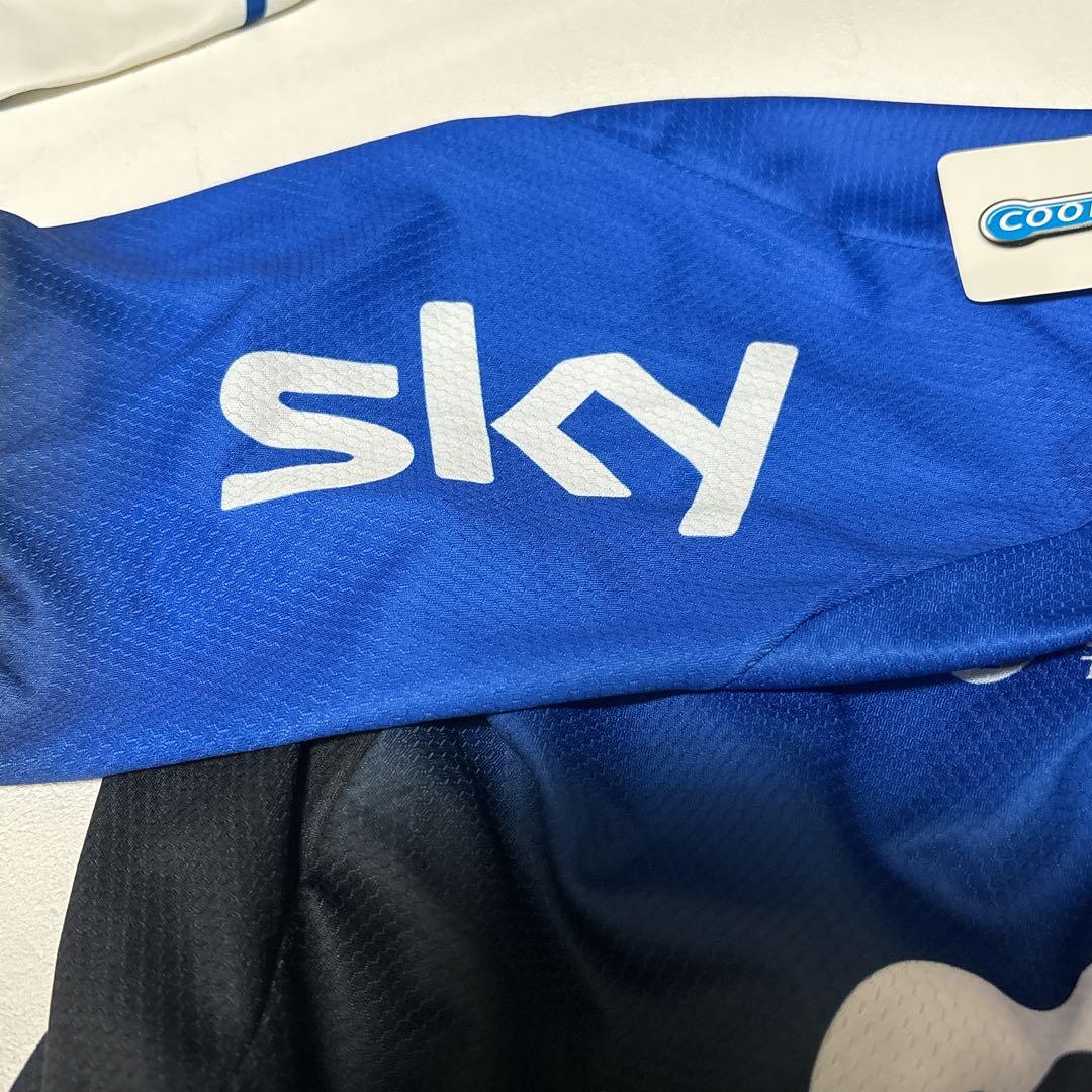 新品タグ付き　Team Sky サイクルジャージ　カステリロゴ