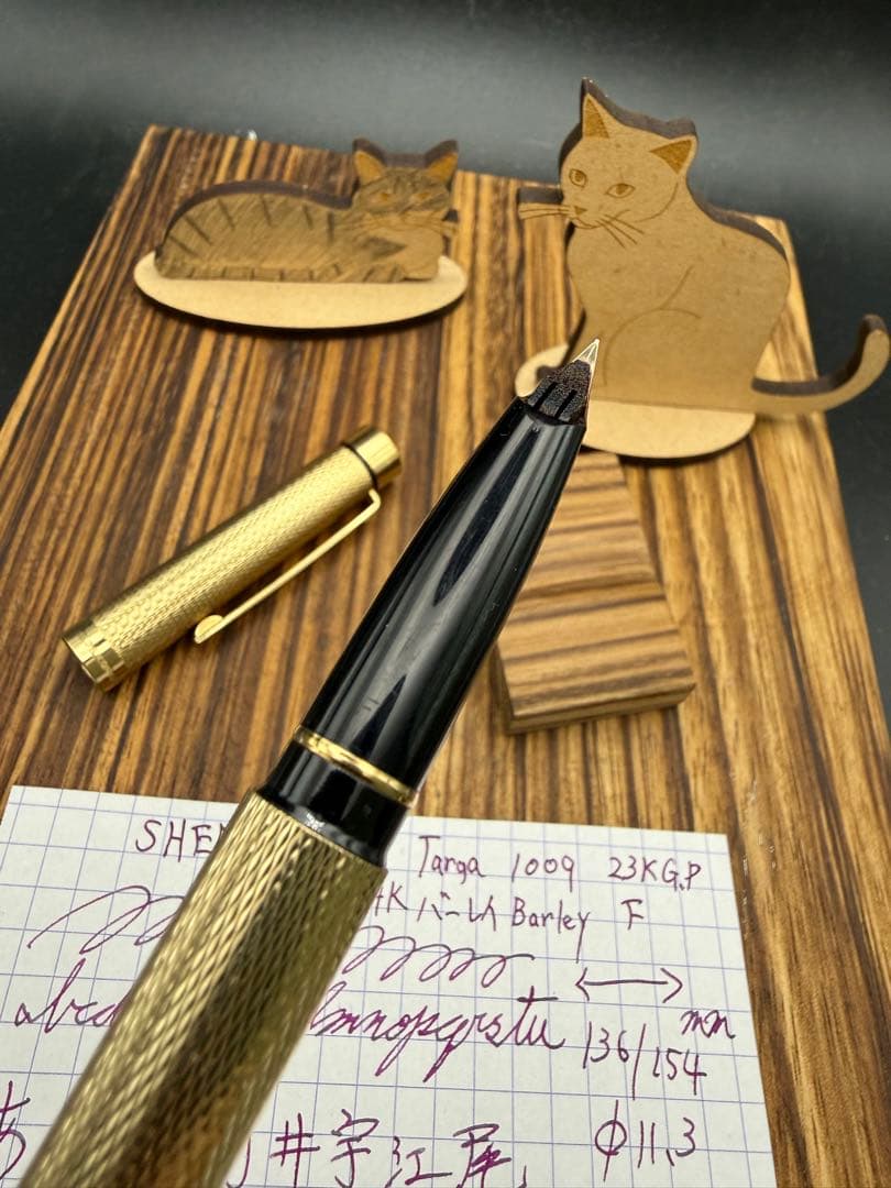 SHEAFFER 万年筆 タルガ 1009 23K張 バーレイ
