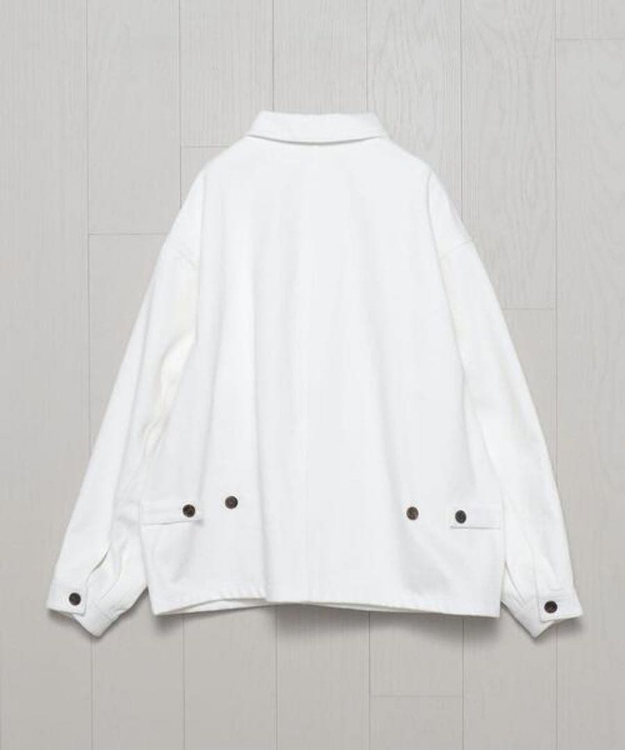 ジャケット・アウター H BEAUTY&YOUTH WHITE DENIM WORKY JACKET