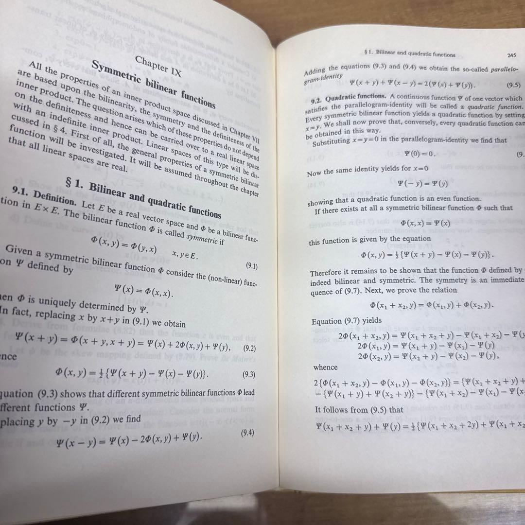 Linear Algebra W. H. Greub 第三版