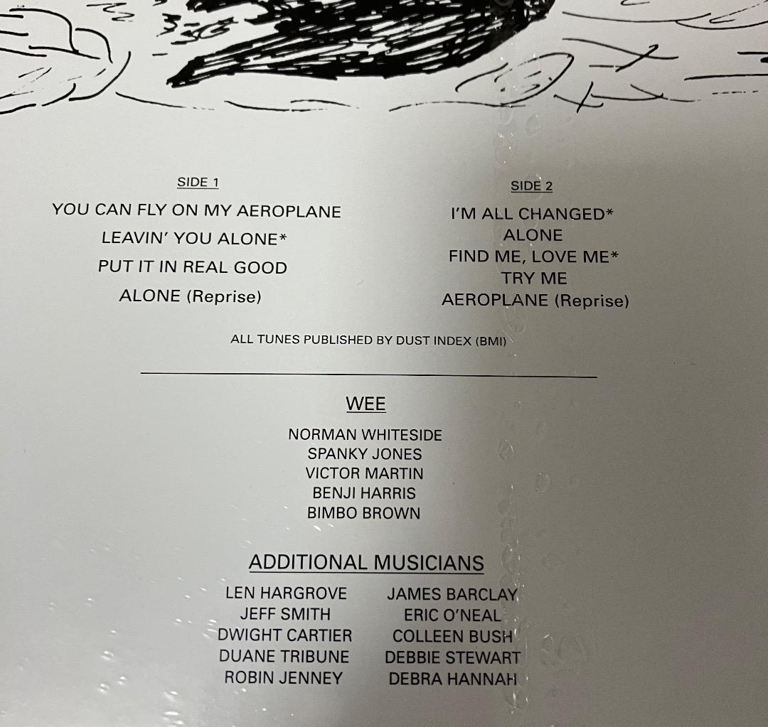 新品 Wee ‎/ You Can Fly On My Aeroplane LP