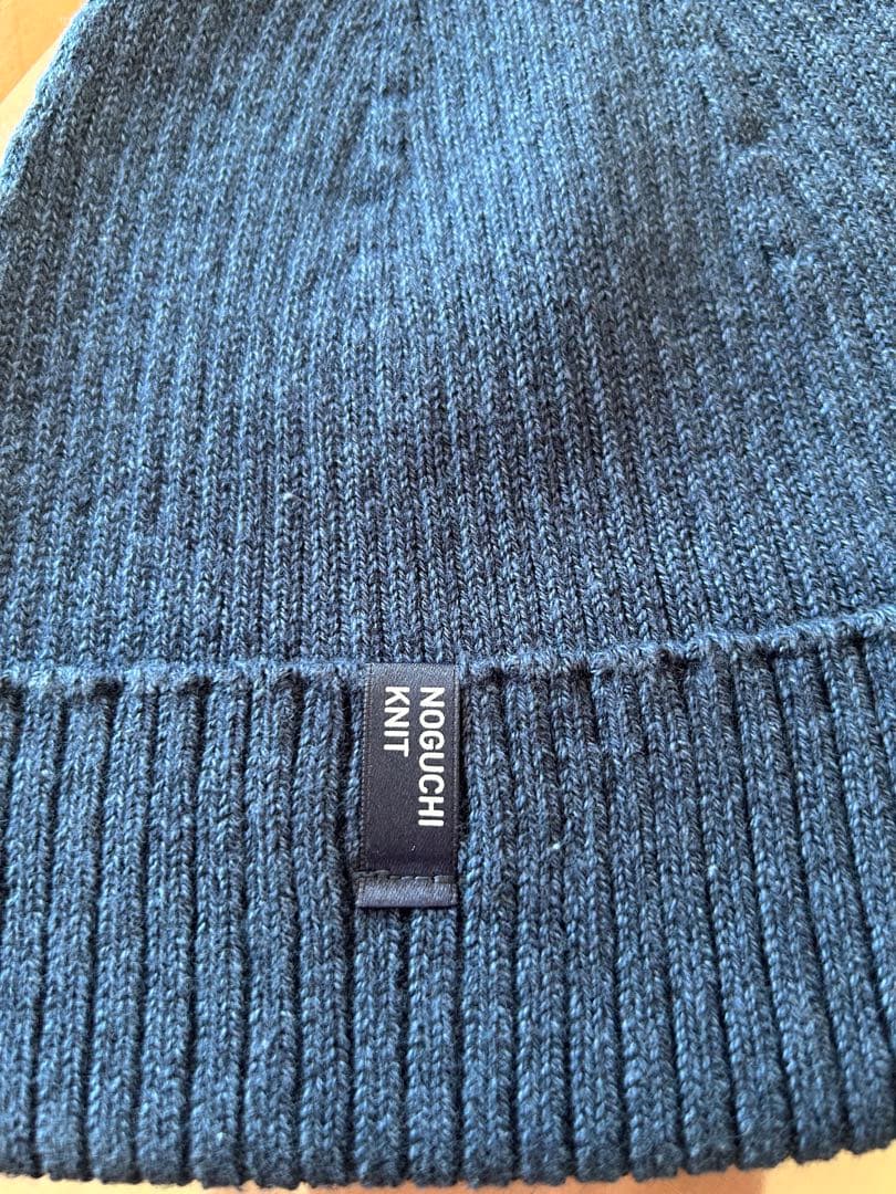 w*5様 NOGUCHI KNIT 「ひとりだちリブワッチ」ニット帽　デニム　希