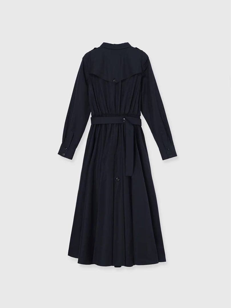トレンチライクフレアワンピース/anuans/NAVY