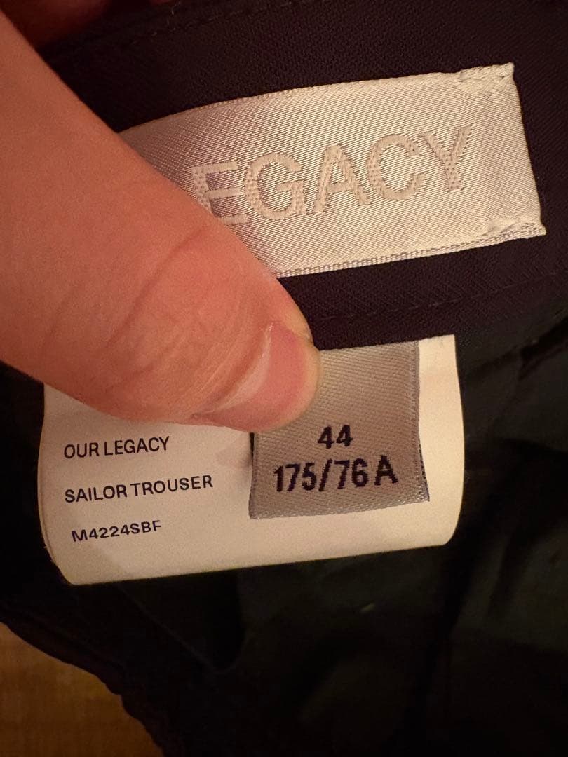 OUR LEGACY sailor trousers アワーレガシー