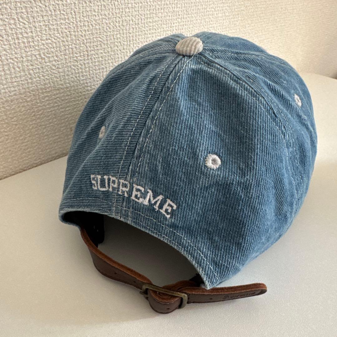 SUPREME コーデュロイキャップ ブルー