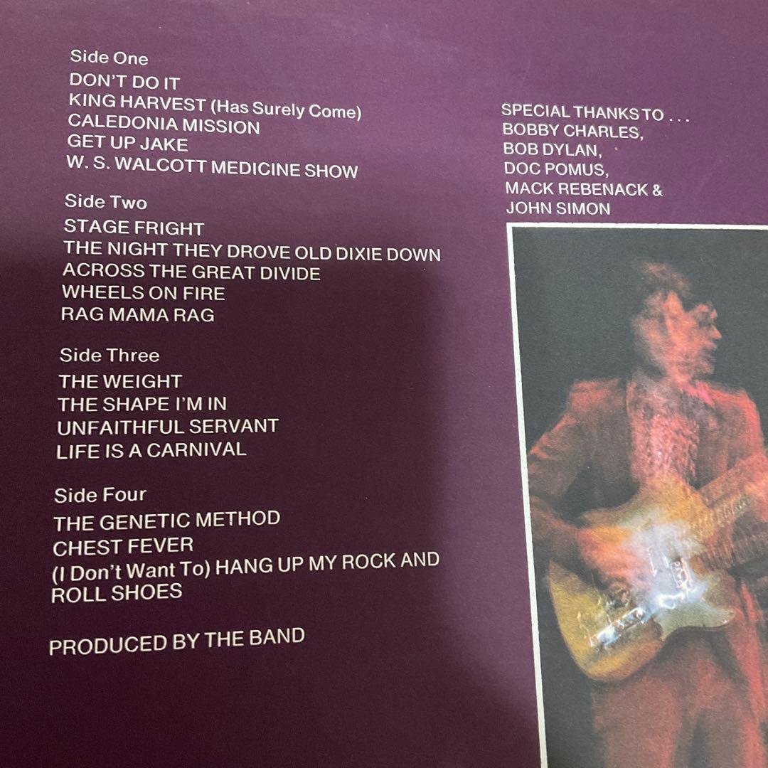 The Band Rock of Ages 米盤レコード　ザ・バンド