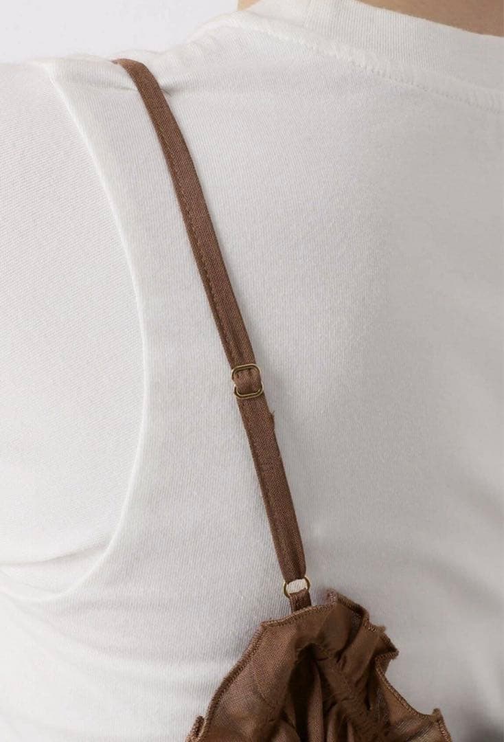 【新品・タグ付き】SLOBE IENA コットンガーゼ ギャザーワンピース