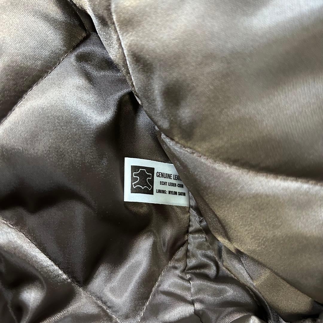 90s【Vintage】A2/leather flight jacket/Y2K