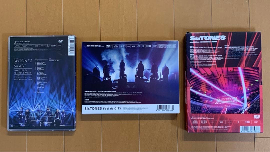 SixTONES Live DVD 3種セット