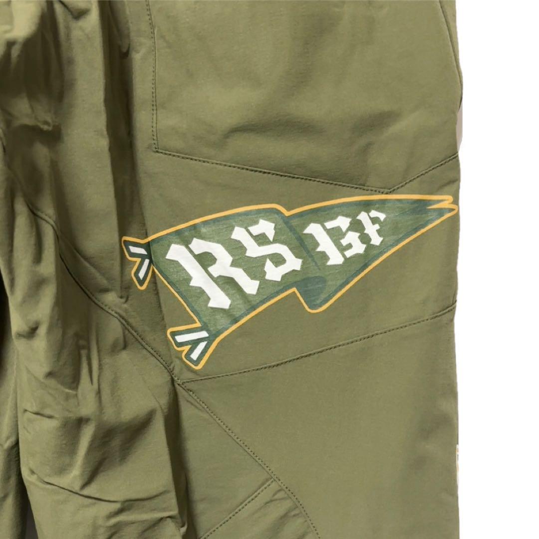 新品 ラッセルノ ゴルフ マルチロゴ ロングパンツ カーキ M 4 ゴルフパンツ