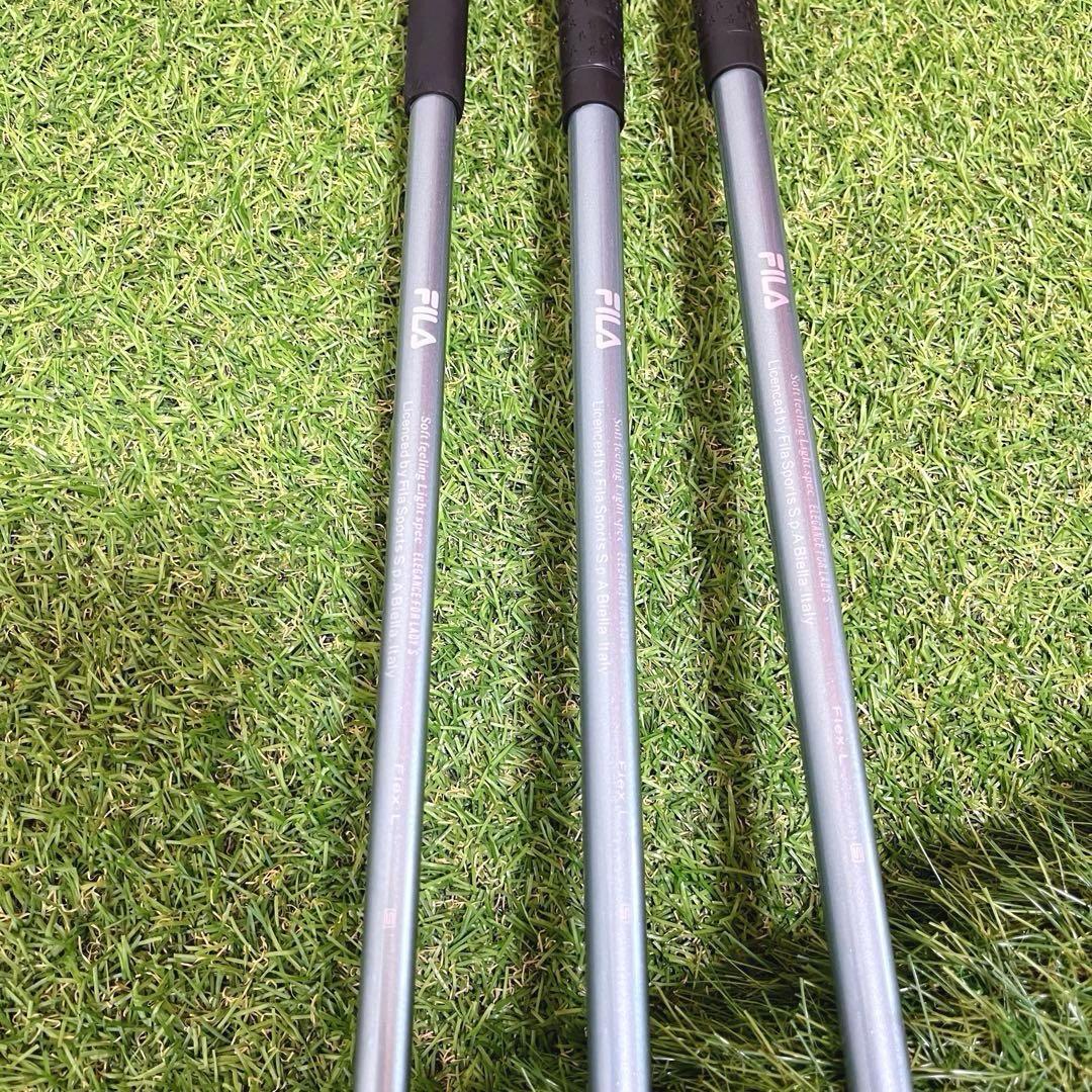 極美品 FILA統一 初心者に優しい レディースゴルフクラブ7本セット