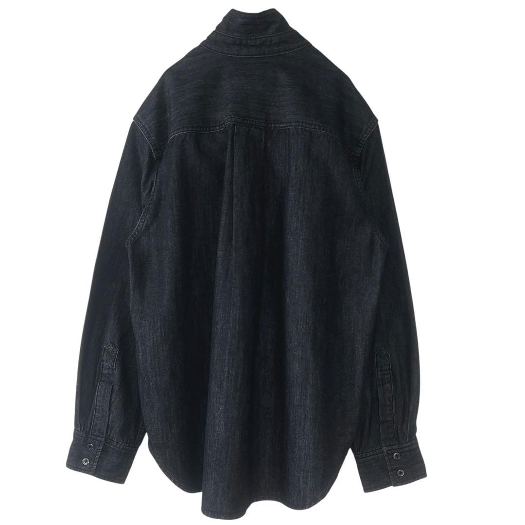 【極美品】ラウンジドレス デニム ボウタイブラウス ブラック 限定 完売品