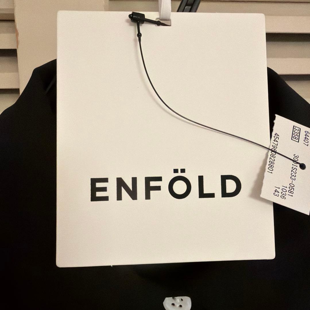 ENFOLD エンフォルド　ワンピース　ネイビー 36