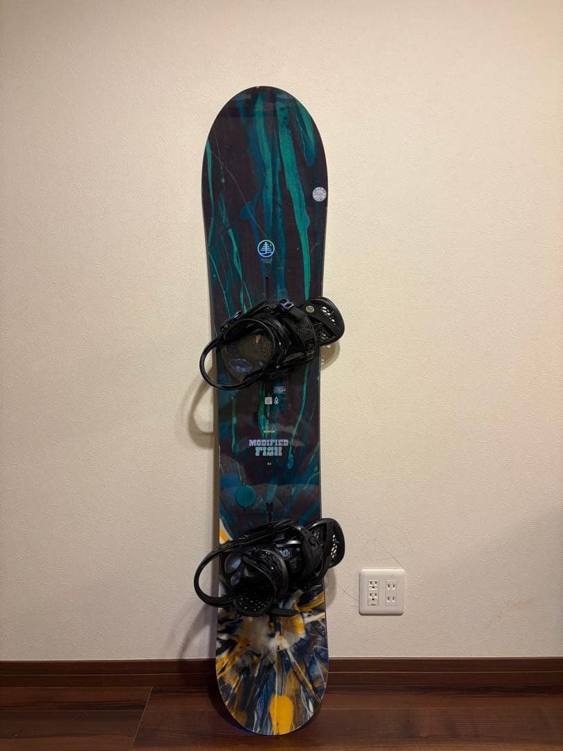 【限定値引価格】BURTON Modified Fish 151cm バイン付き