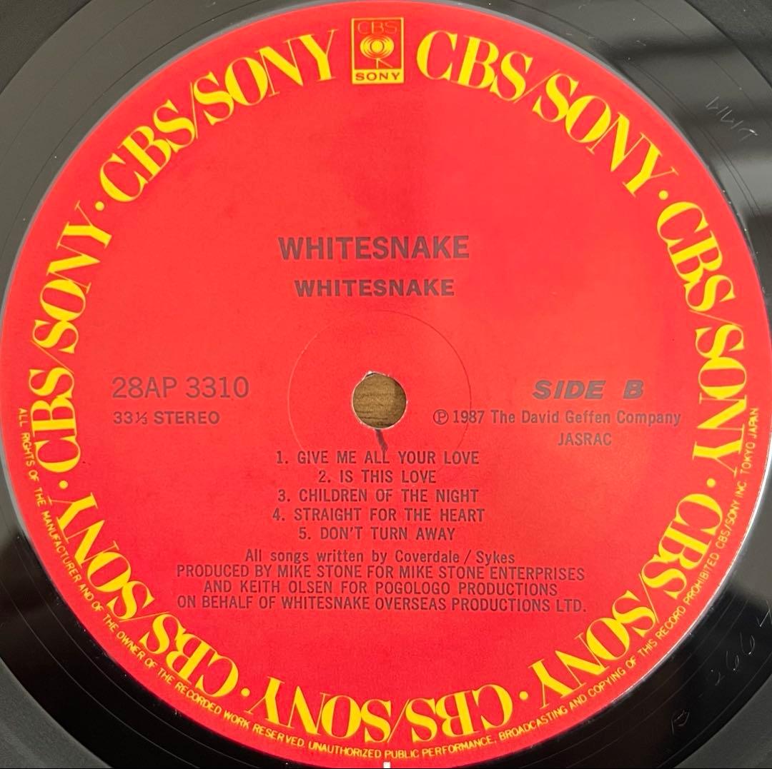 【LP/美盤/帯付】Whitesnake / サーペンス•アルバス(白蛇の紋章)