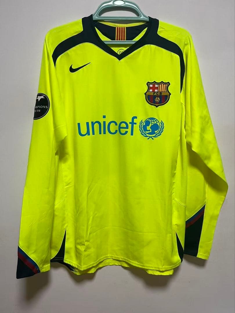 Nike Messi メッシ バルセロナ06/07ユニフォーム L/S UCL