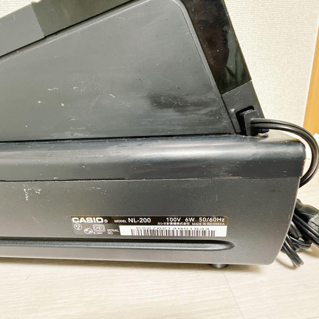 2516【希少品】CASIO NL-200　ブラック　電子レジ　スター