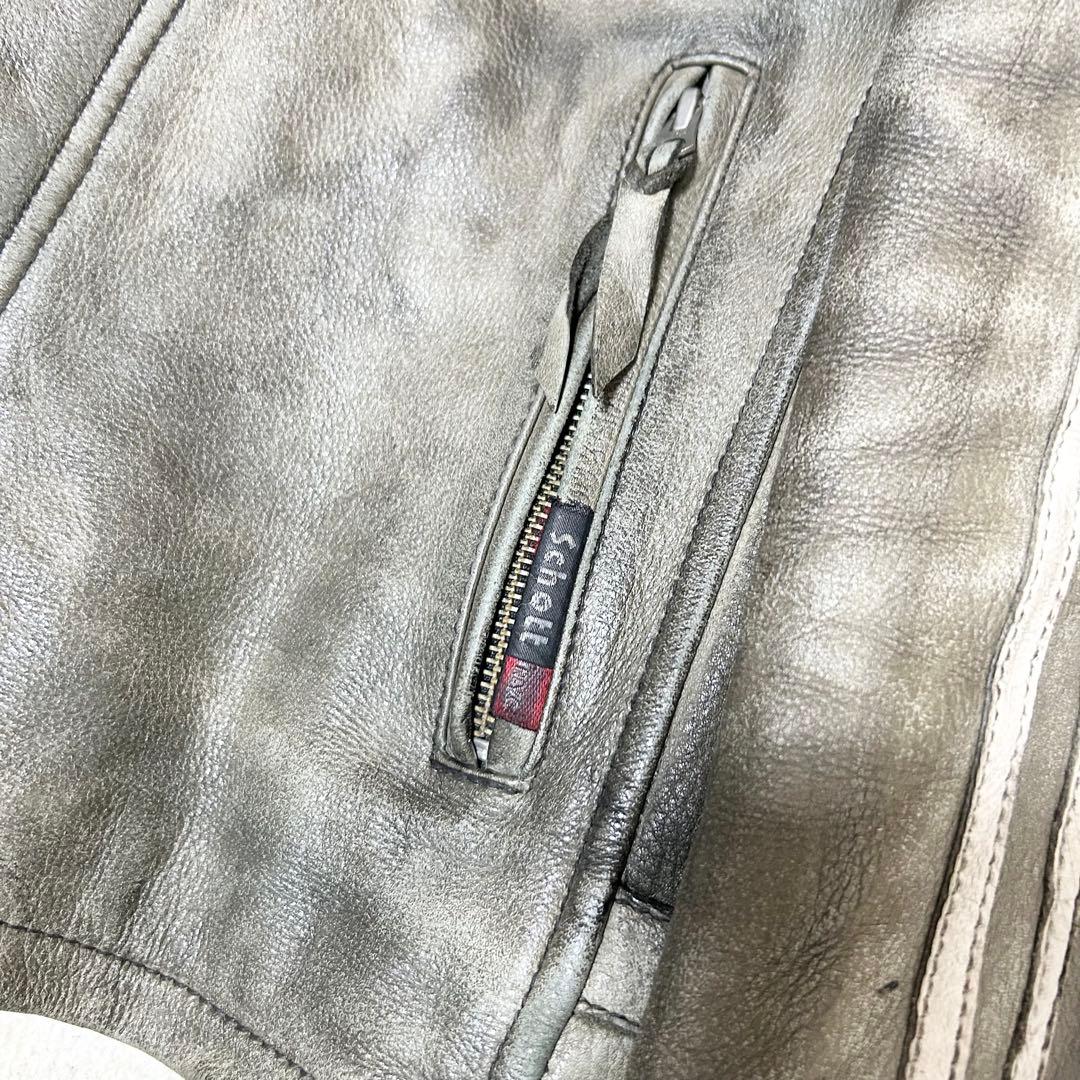 希少　ショット Schott シングルライダースジャケット　レザージャケット