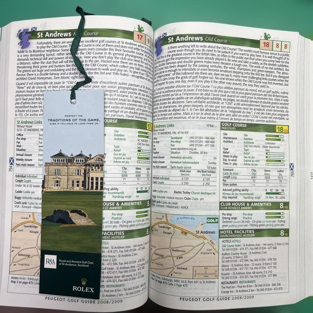 EUROPE TOP 1000 GOLF CORESES（プジョーゴルフガイド）