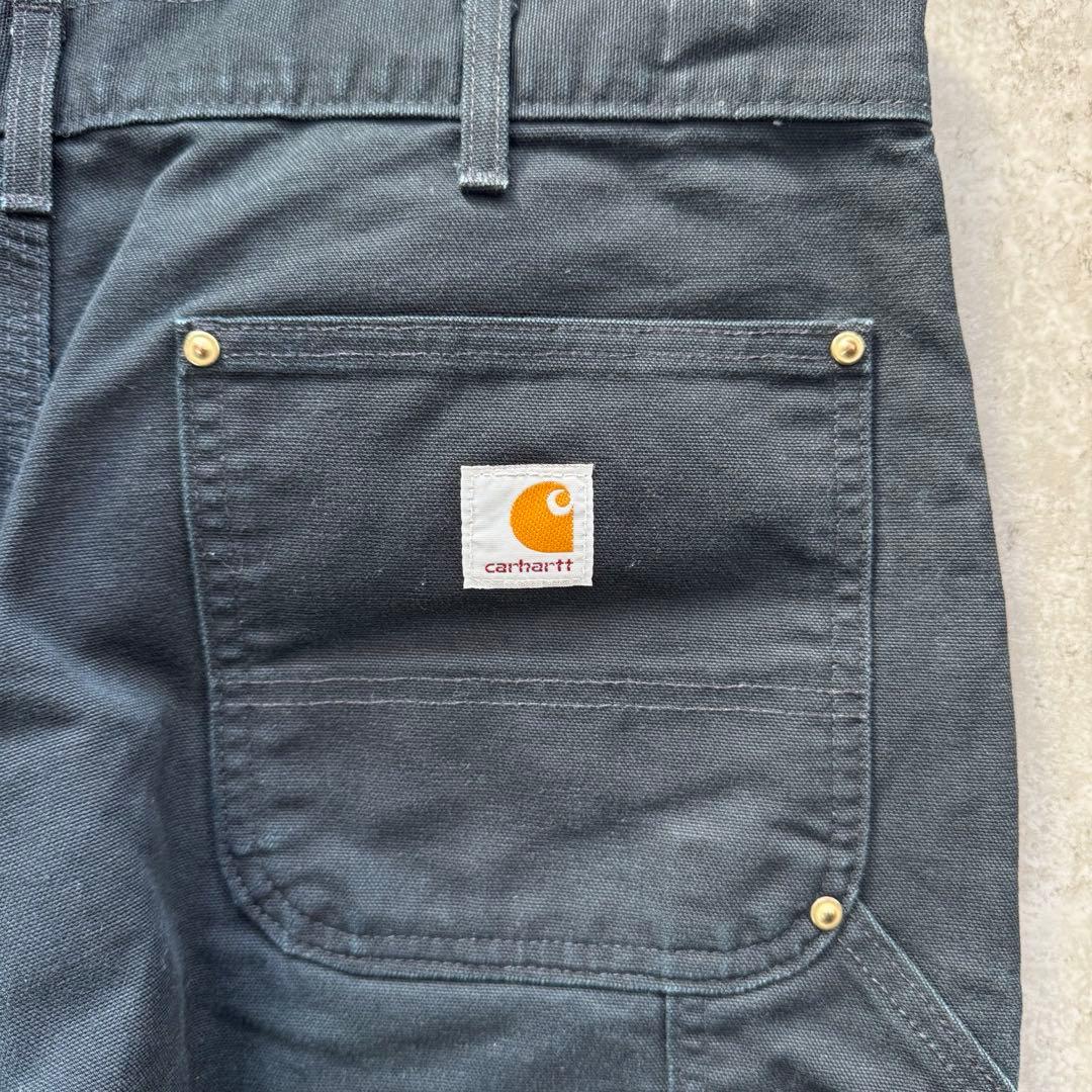 スペシャル Carhartt 125周年 USA製 ダブルニー w36 ブラック
