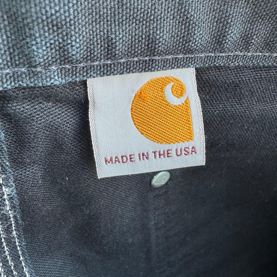 スペシャル Carhartt 125周年 USA製 ダブルニー w36 ブラック