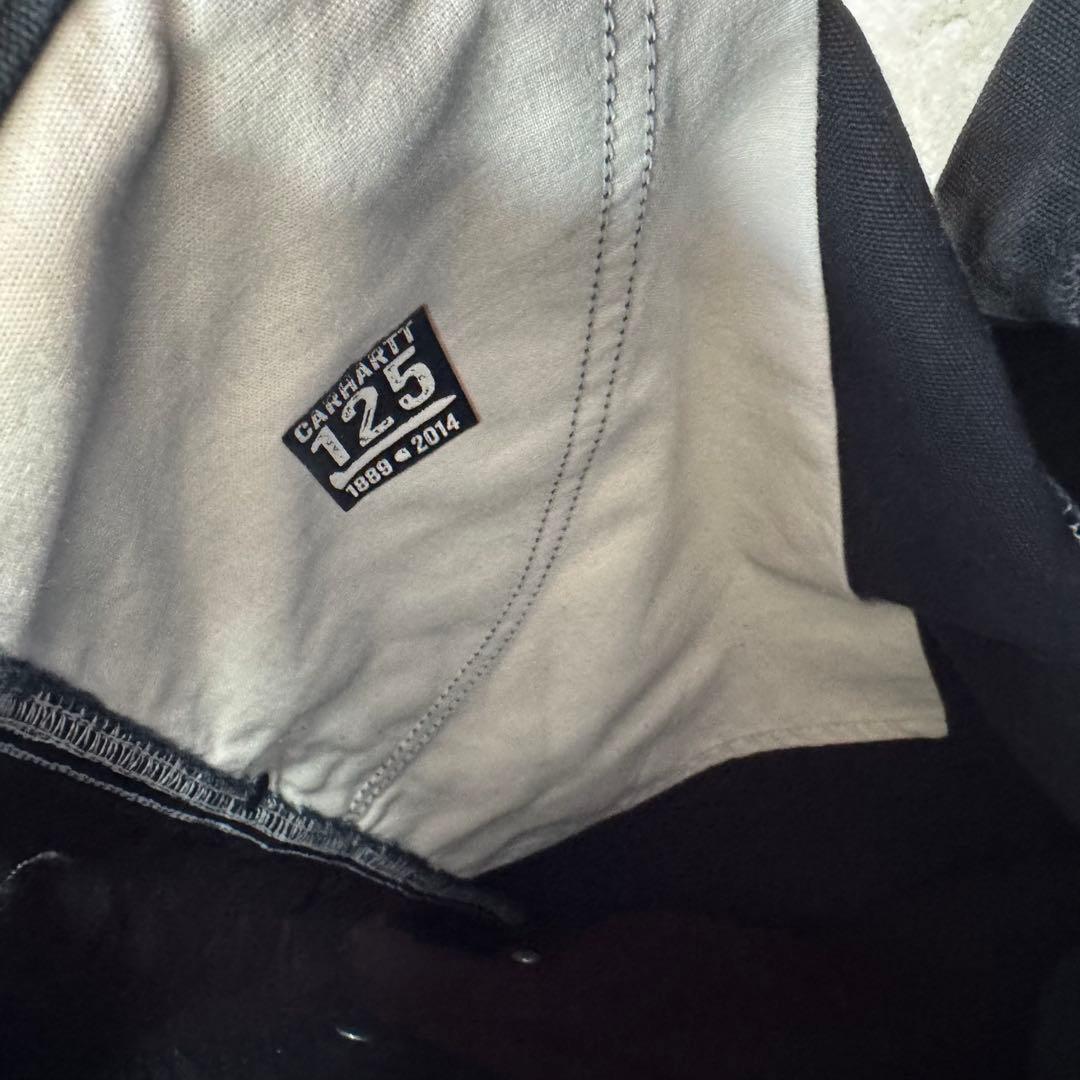 スペシャル Carhartt 125周年 USA製 ダブルニー w36 ブラック