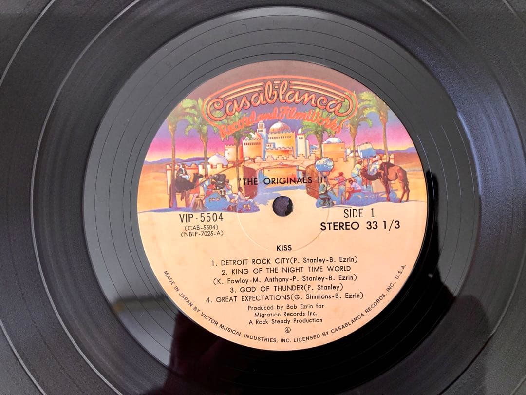 【KISS THE ORIGINALS II】続・地獄の全貌1978限定レコード