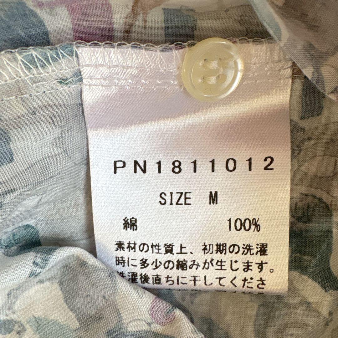 極美品✨Parkes LIBRTYリバティ タナローン アニマル柄 ブラウス M