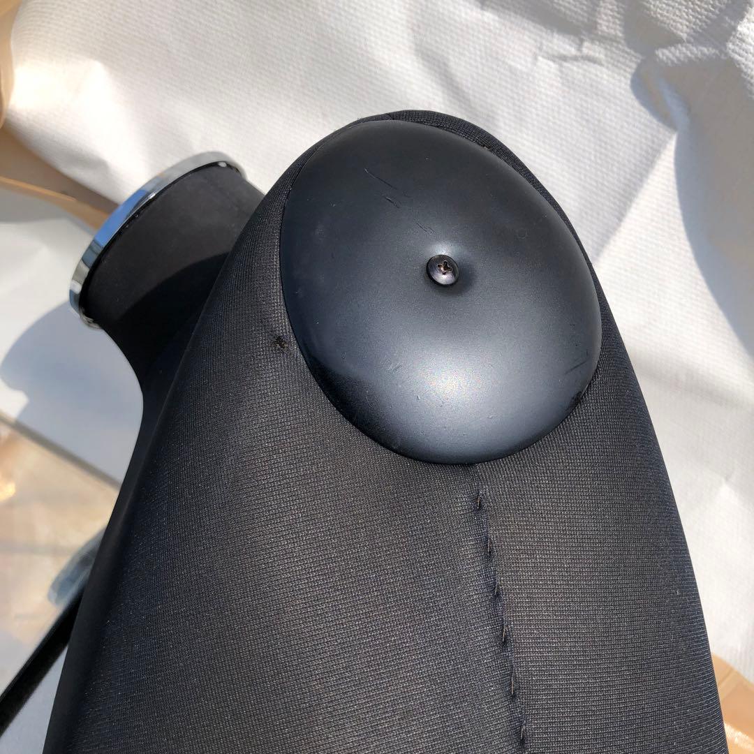 アンテイーク黒色　男性用　トルソー マネキン　針打てます夢八トルソー